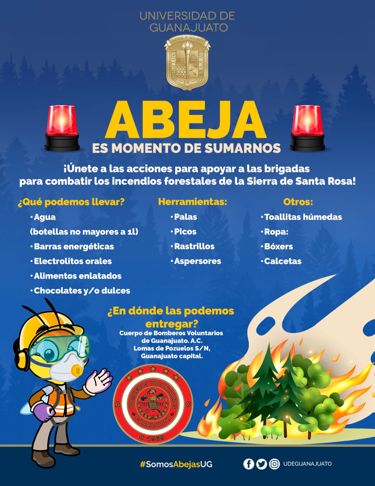 Apoyemos contra los incendios