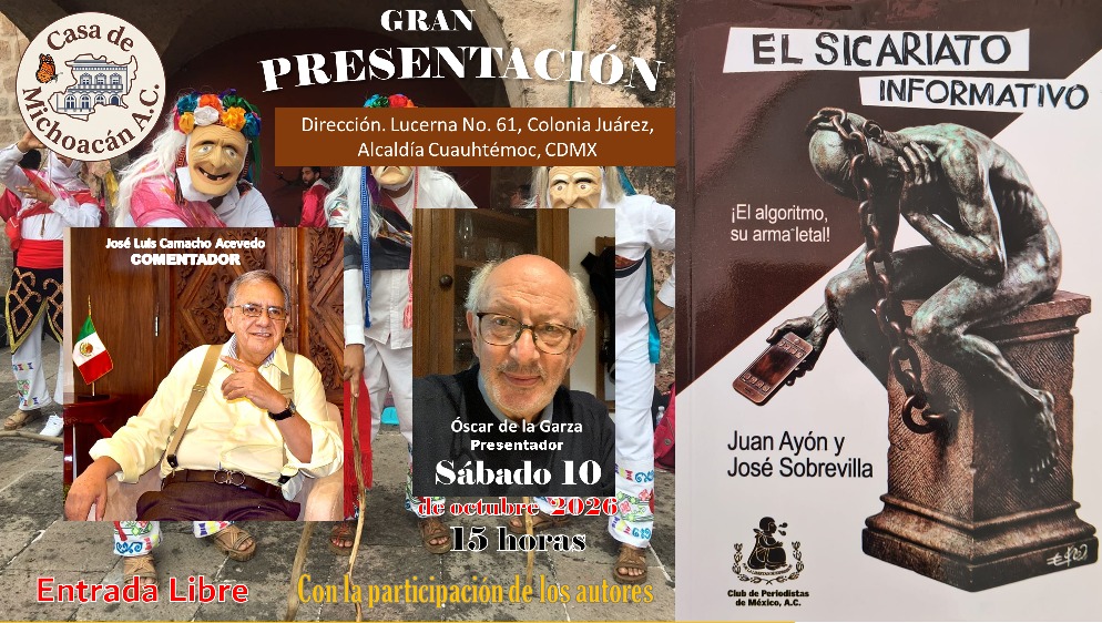 Presentación del libro El Sicariato Informativo
